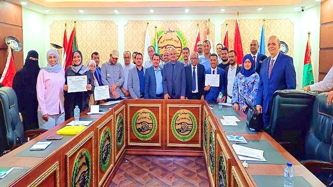 اختتام دورة تدريبية للباحثين اليمنيين في مصر